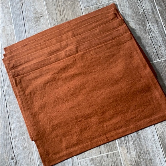 Pottery Barn Other - NWOT Pottery Barn Rustic Pumpkin Cloth Placemats